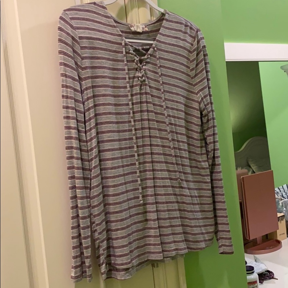 Striped long sleeve